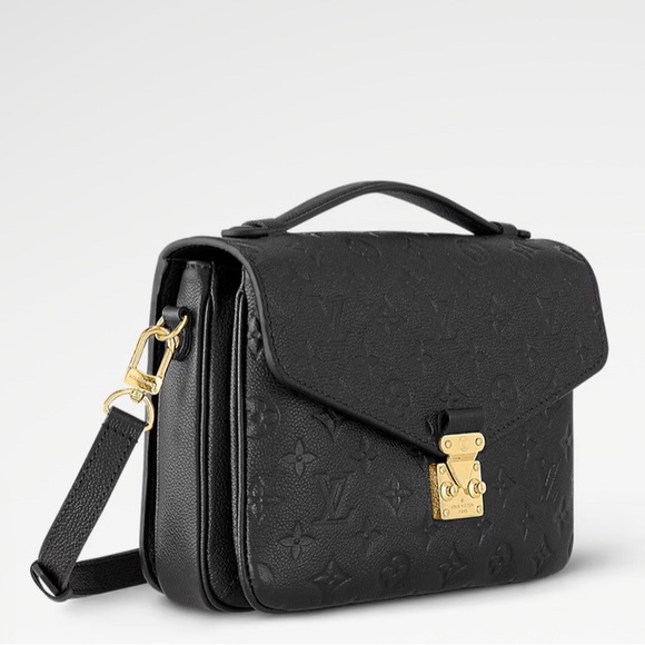Louis Vuitton Pochette Métis Monogram Empreinte Black Leather. Used 1x! Pristine - Picture 2 of 16